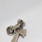 Chrome Hearts Double Cross Pendant