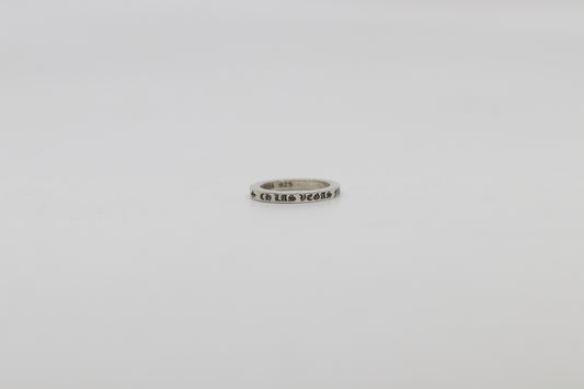 Chrome Hearts Las Vegas Fuck You 3mm Spacer Ring Size 9