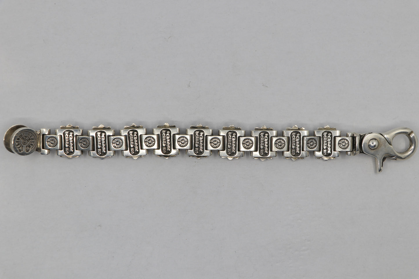Chrome Hearts H Link Bracelet 9 Links w/ Lobster Clasp Sterling Silver|AVNTGRDNY NYC