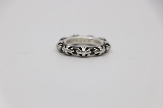 Chrome Hearts Cross Ring .925 Sterling Silver Size 9 US