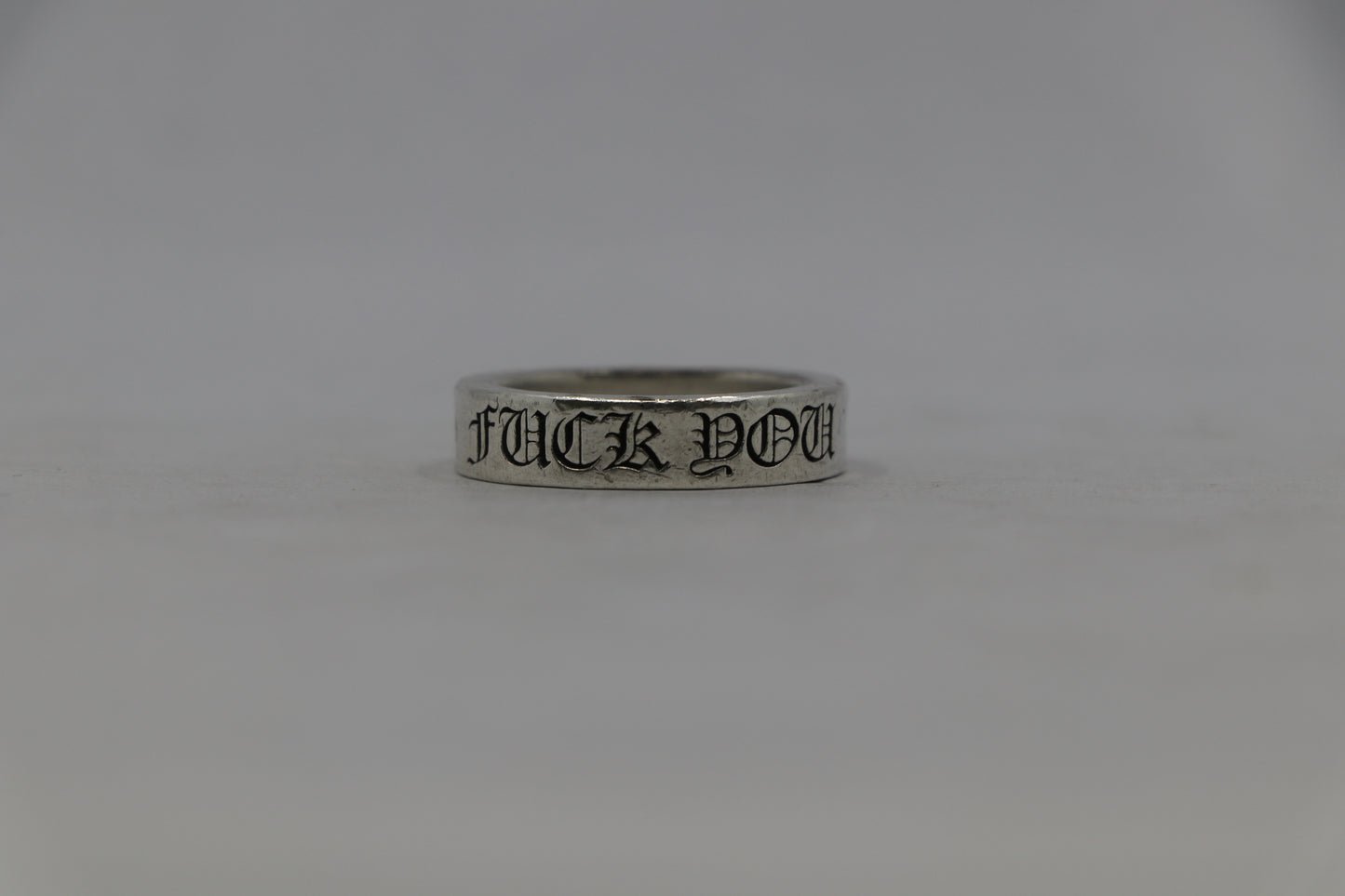 Chrome Hearts Fuck You 6MM Spacer Ring Size 10 | AVNTGRDNY NYC