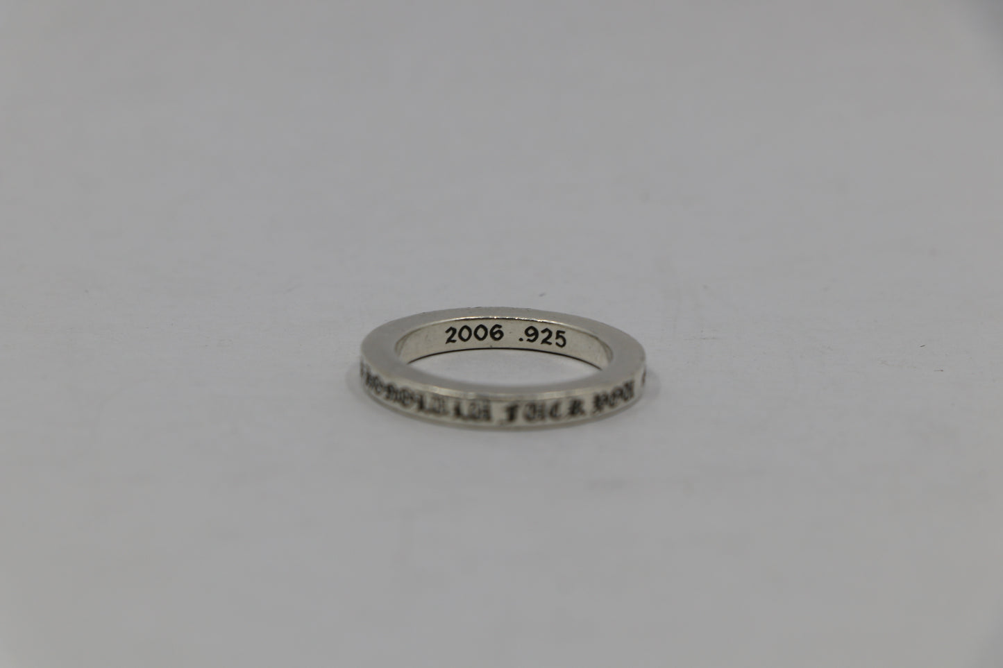 Chrome Hearts Honolulu Exclusive Fuck You 3mm Spacer Ring Size 7.5| AVNTGRDNY NYC