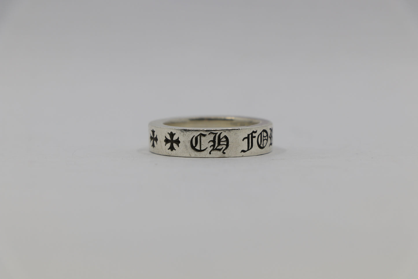 Chrome Hearts Forever 6MM Spacer Ring Size 9.5 Sterling Silver Pre-Owned | AVNTGRDNY NYC