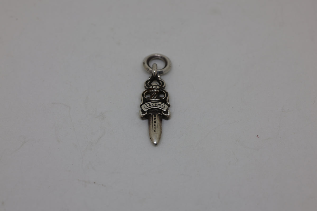 Chrome Hearts #5 Dagger Pendant with Pavé Diamonds | AVNTGRDNY NYC