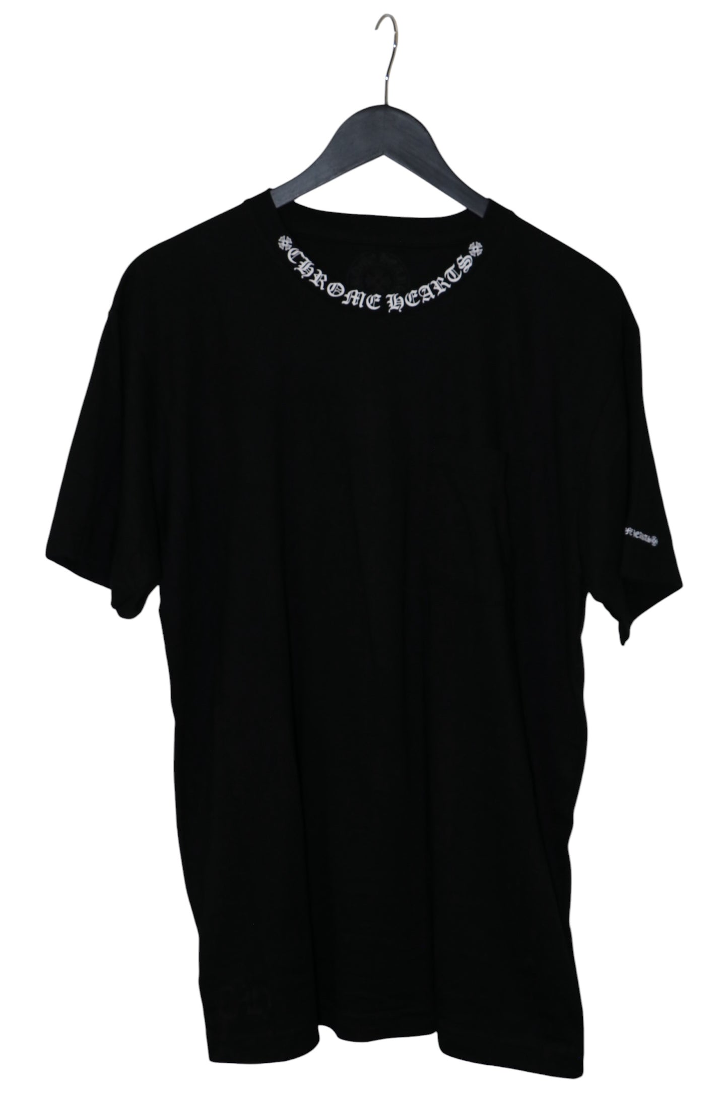 Chrome Hearts Neck Logo T-Shirt Black Size L| AVNTGRDNY NYC