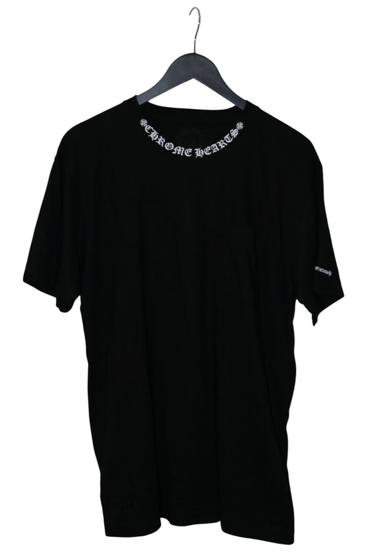 Chrome Hearts Neck Logo T-Shirt Black Size L| AVNTGRDNY NYC
