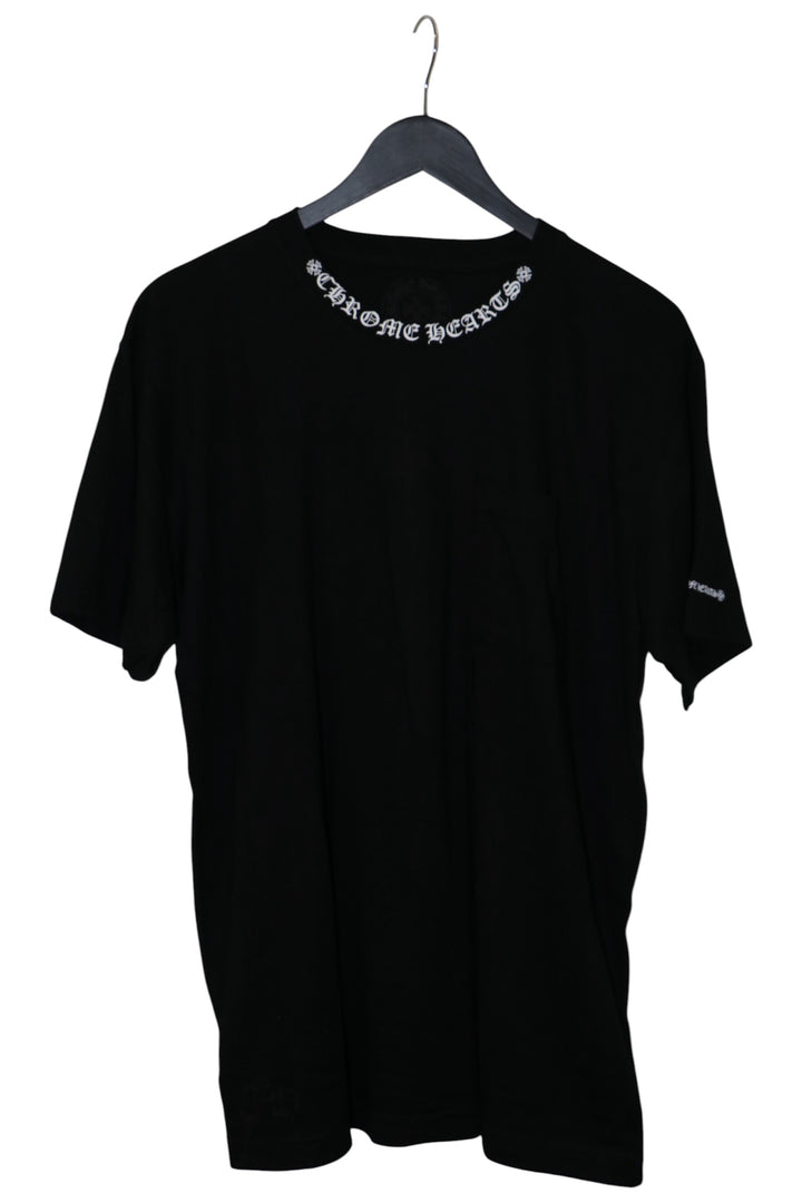 Chrome Hearts Neck Logo T-Shirt Black Size L| AVNTGRDNY NYC