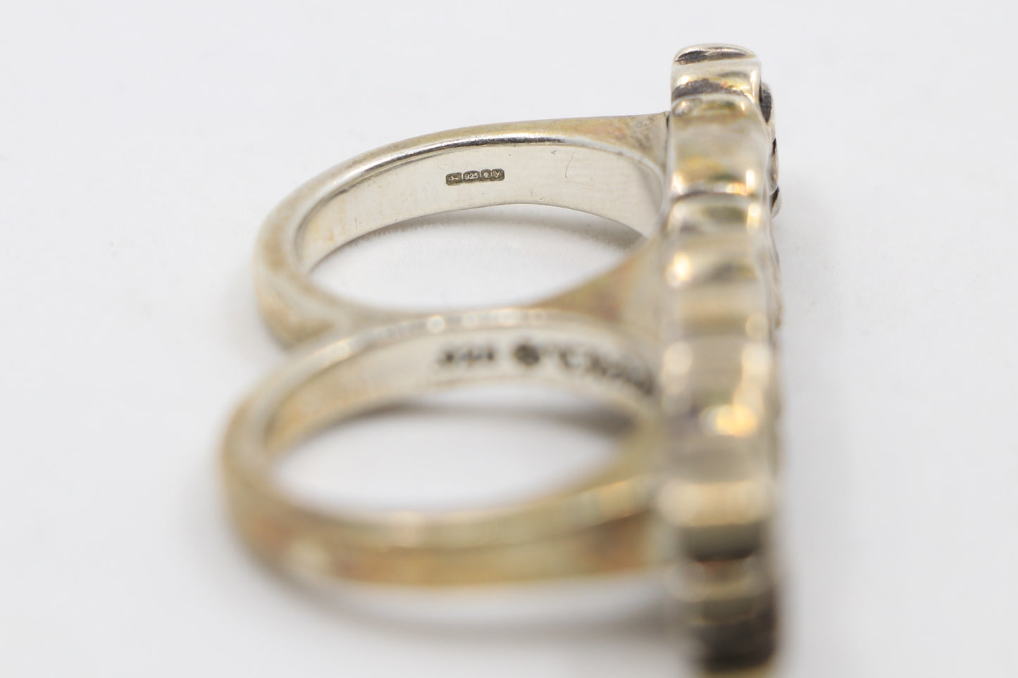 Chrome Hearts Double Ring “Chrome” Size 9/10 | AVNTGRDNY NYC