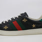 Gucci Black Ace Sneakers Bee/Stars Sz 12