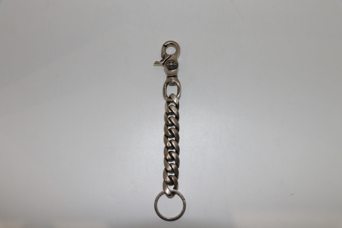 Chrome Hearts Lobster Clasp Classic Link Keychain