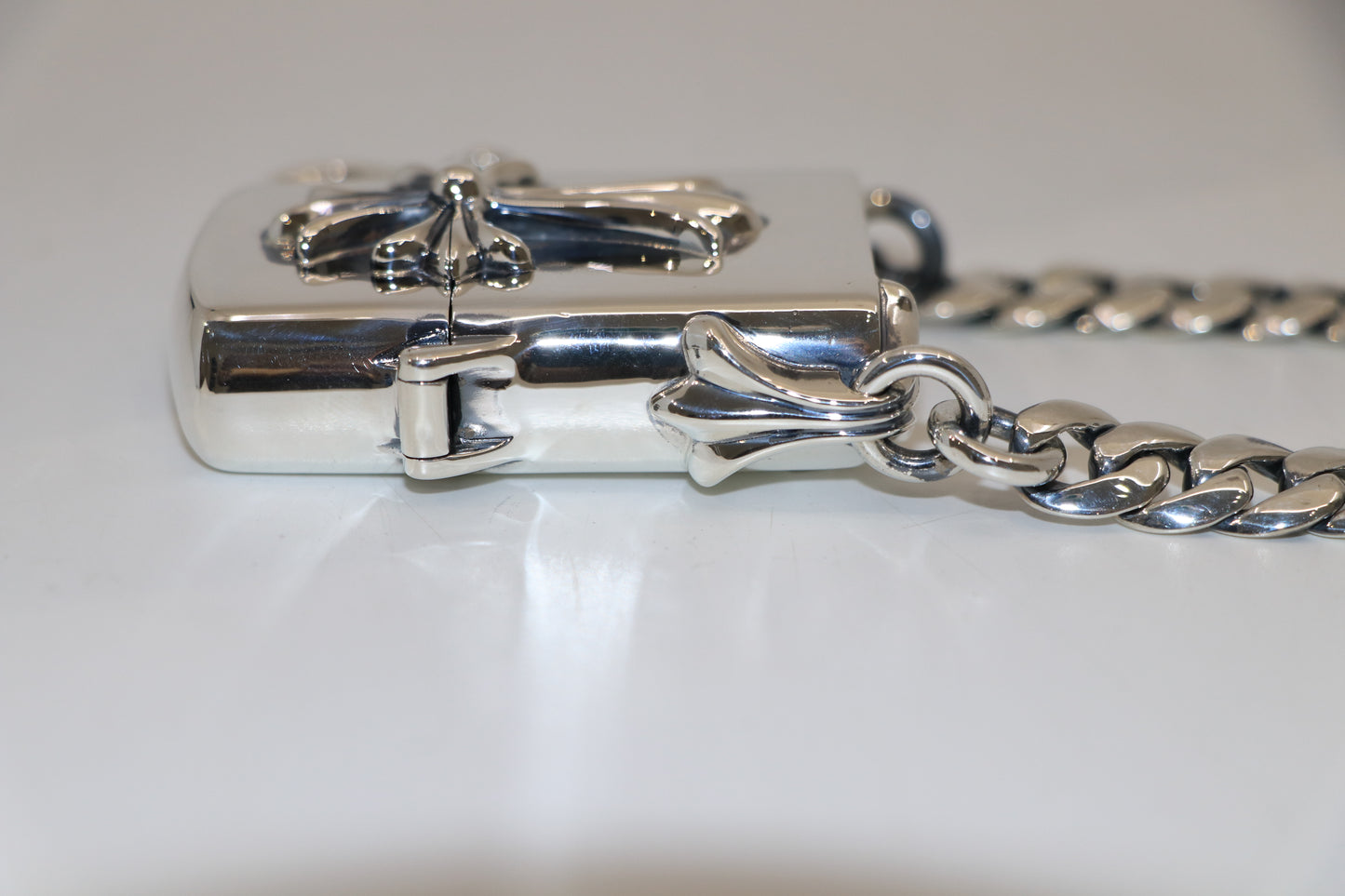 Chrome Hearts Zippo Wallet Chain 28”