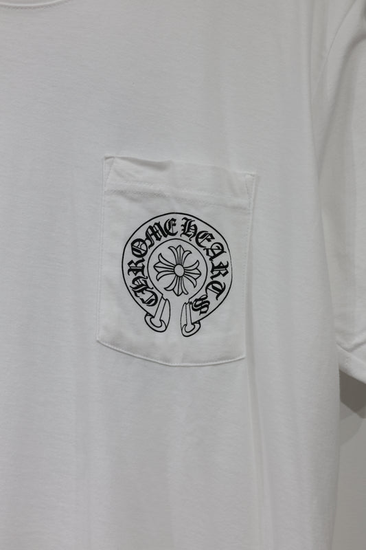Chrome Hearts Horseshoe Logo T-Shirt White Size L| AVNTGRDNY NYC