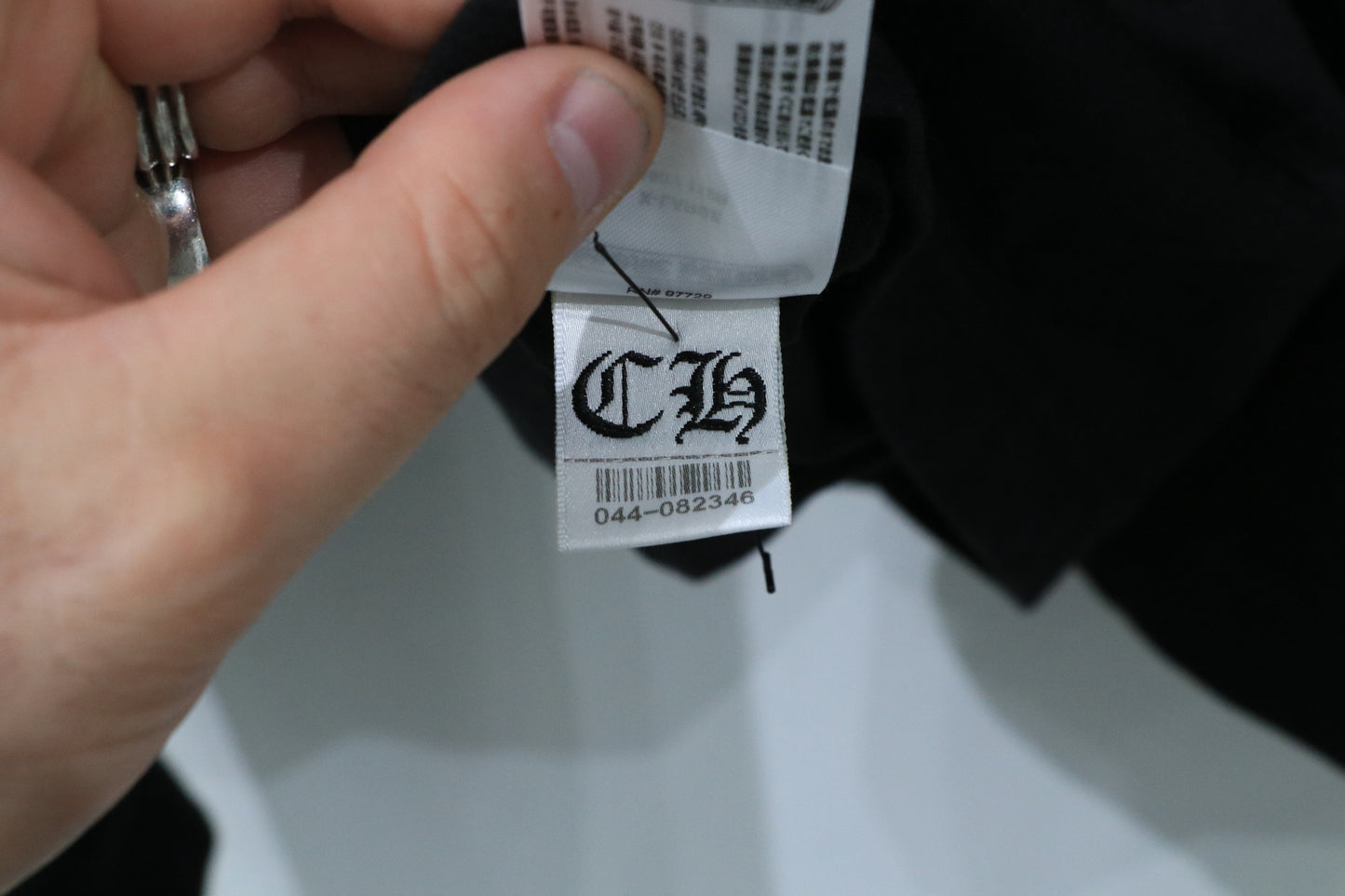 Chrome Hearts Neck Logo Longsleeve Black Size XL Cotton | AVNTGRDNY NYC