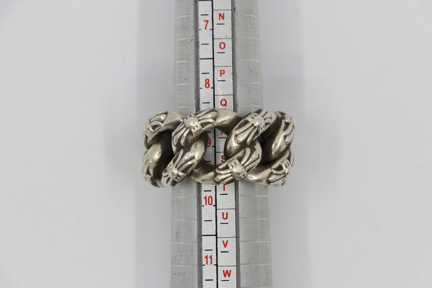 Chrome Hearts Extra Fancy Link Ring Large Size 9| AVNTGRDNY NYC