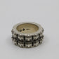 Chrome Hearts Double Pete Punk Ring Size 8