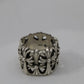 Chrome Hearts Round Cemetery Ring Size 10