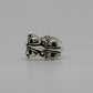 Chrome Hearts Double Floral Ring Size 11