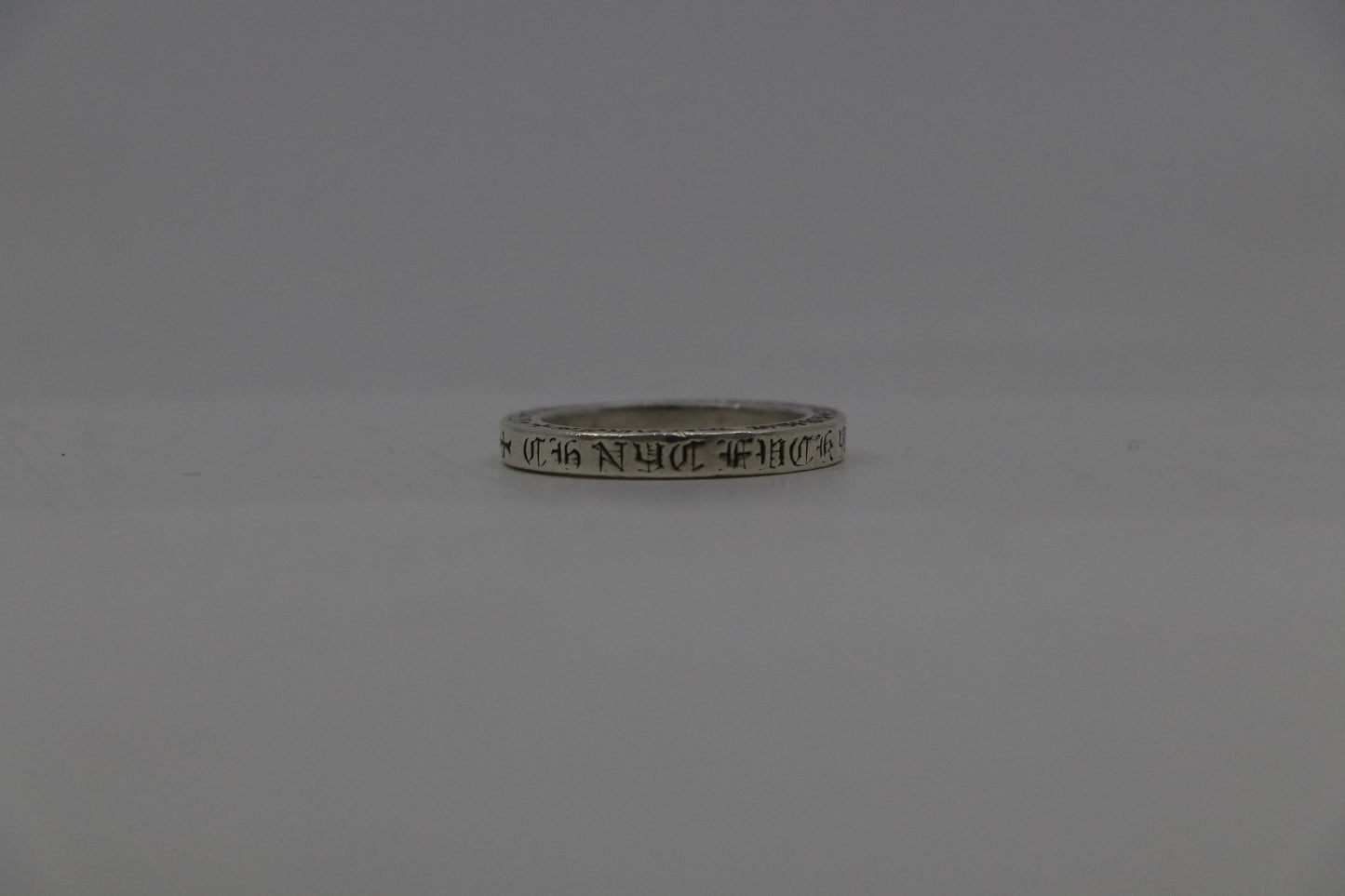 Chrome Hearts NYC Fuck You 3MM Spacer Ring Size 8.5