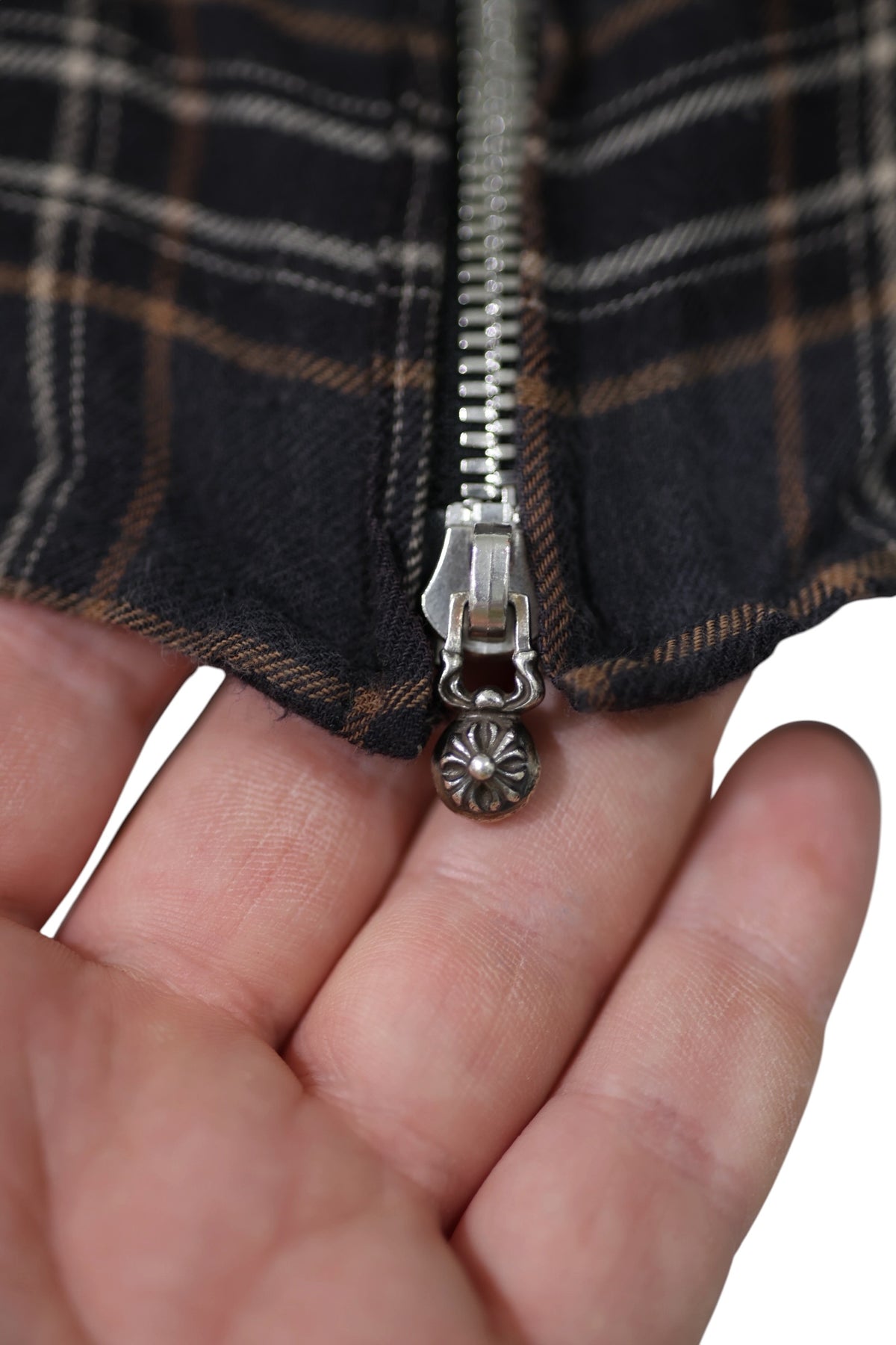 Chrome Hearts Dagger Flannel Short Sleeve T-Shirt Size S | AVNTGRDNY NYC