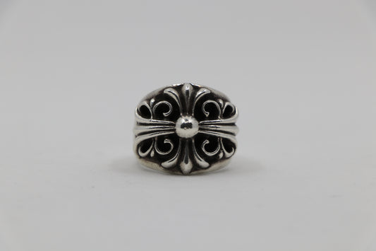 Chrome Hearts Silver Keeper Ring Size 8 | AVNTGRDNY NYC