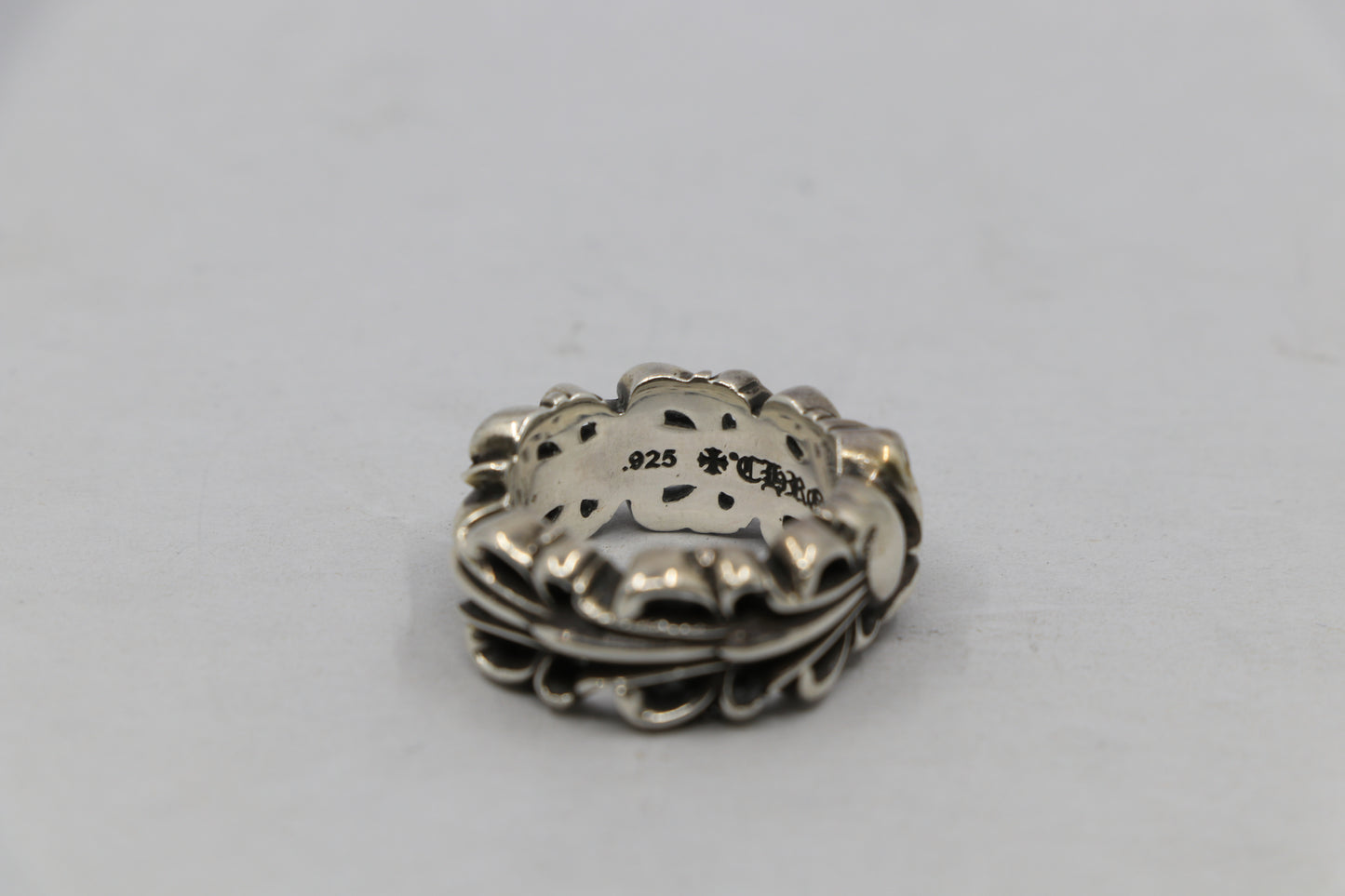 Chrome Hearts Floral Heart Ring Size 8 Excellent Condition | AVNTGRDNY NYC
