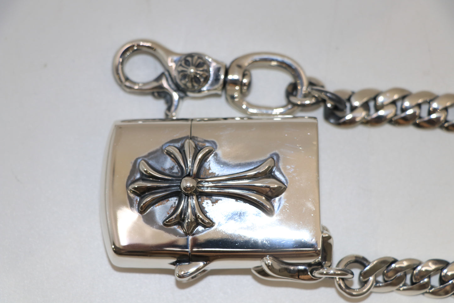 Chrome Hearts Zippo Wallet Chain 28”