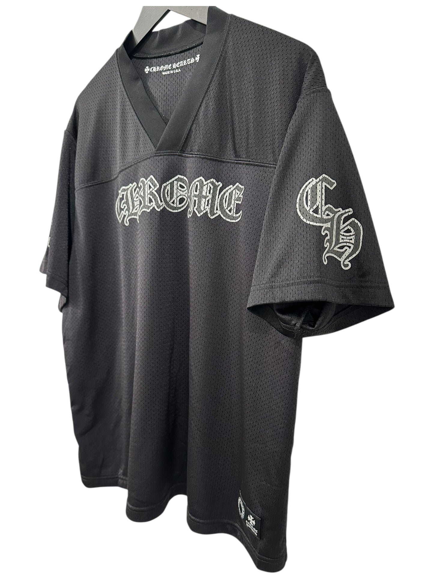 Chrome Hearts Stadium Mesh Jersey Black Size L