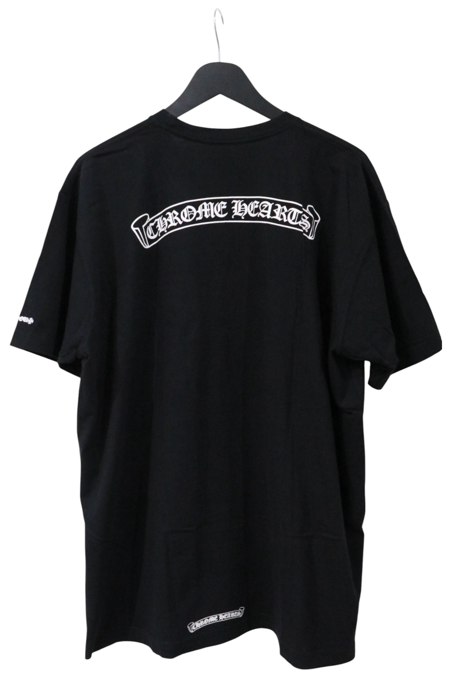 Chrome Hearts Scroll Logo Pocket T-Shirt Black/White Size XXL| AVNTGRDNY NYC