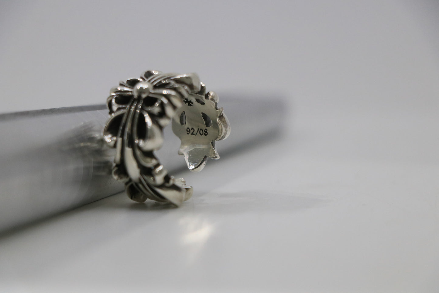 Chrome Hearts Double Floral Ring Size 7
