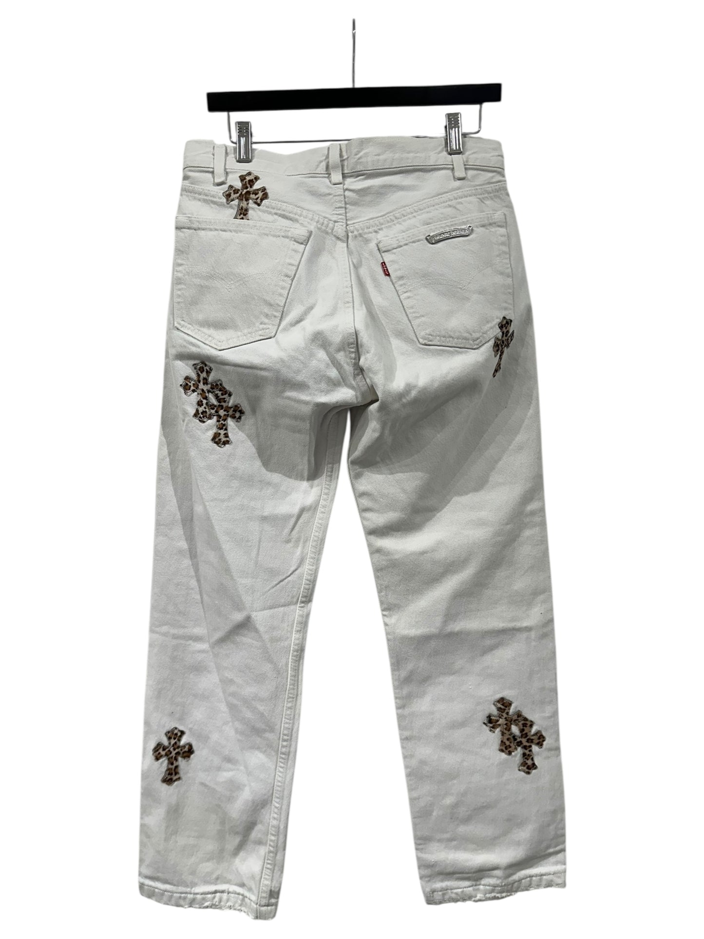Chrome Hearts Leopard Patch Jeans Size 30