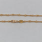 Chrome Hearts 22K Gold Twist Chain 20" | AVNTGRDNY NYC