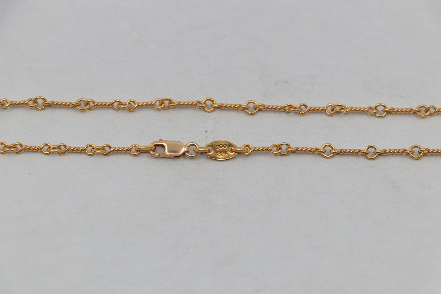 Chrome Hearts 22K Gold Twist Chain 20" | AVNTGRDNY NYC