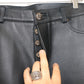 Chrome Hearts Fleur Knee Leather Pants Black Size 36 | AVNTGRDNY NYC