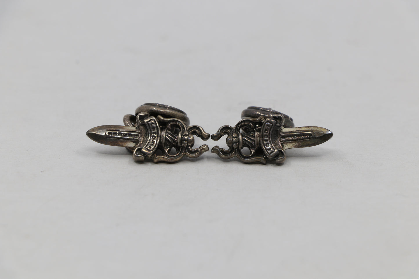 Chrome Hearts Dagger Cufflinks Set of 2 Sterling Silver| AVNTGRDNY NYC