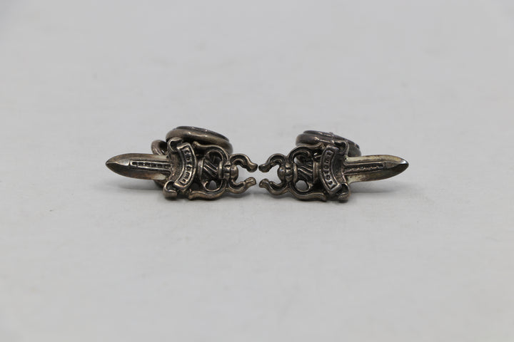 Chrome Hearts Dagger Cufflinks Set of 2 Sterling Silver| AVNTGRDNY NYC