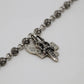 Chrome Hearts Cross Ball Chain with Multi Pendants Diamond Dagger, Cross, and Spade