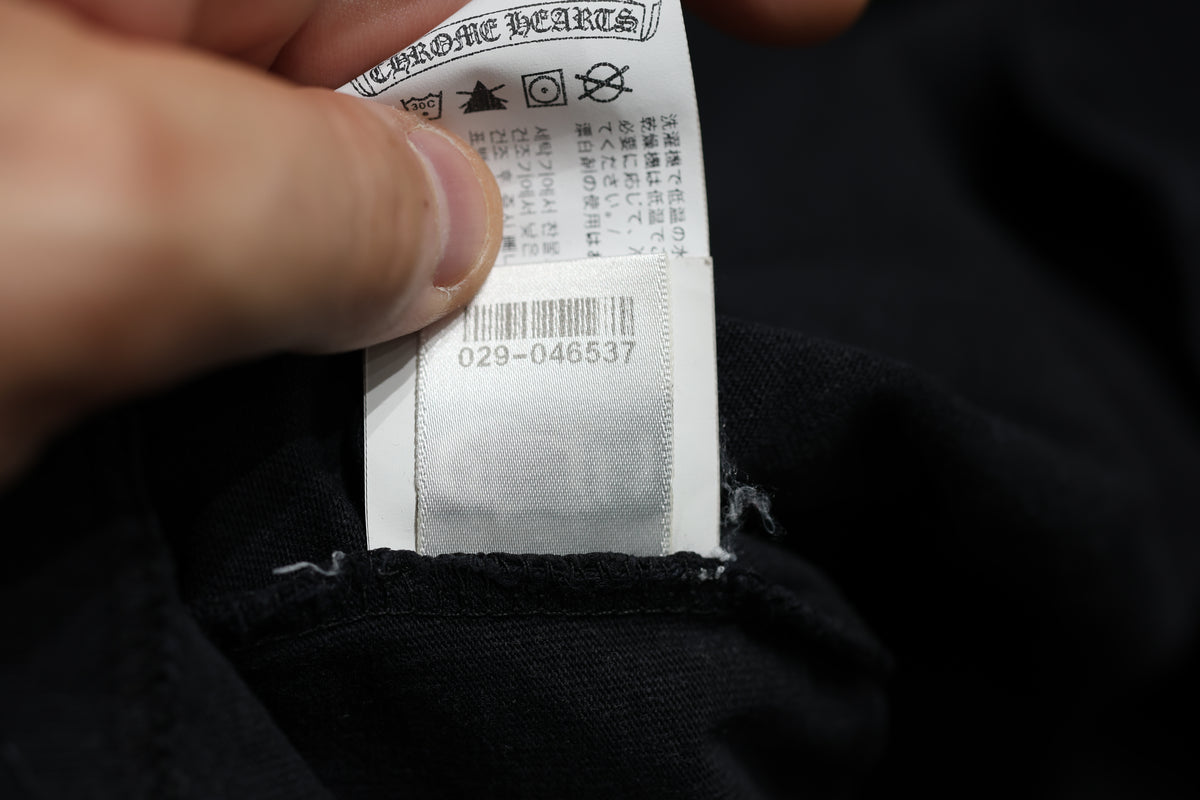 Chrome Hearts Eye Chart Long Sleeve T-Shirt Black Size M| AVNTGRDNY NYC
