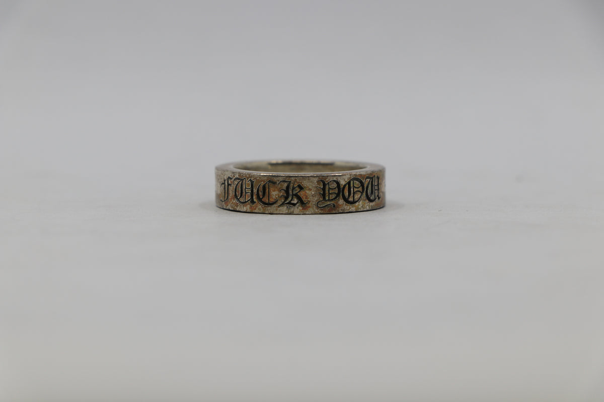 Chrome Hearts Fuck You 6mm Spacer Ring Size 10 | AVNTGRDNY NYC