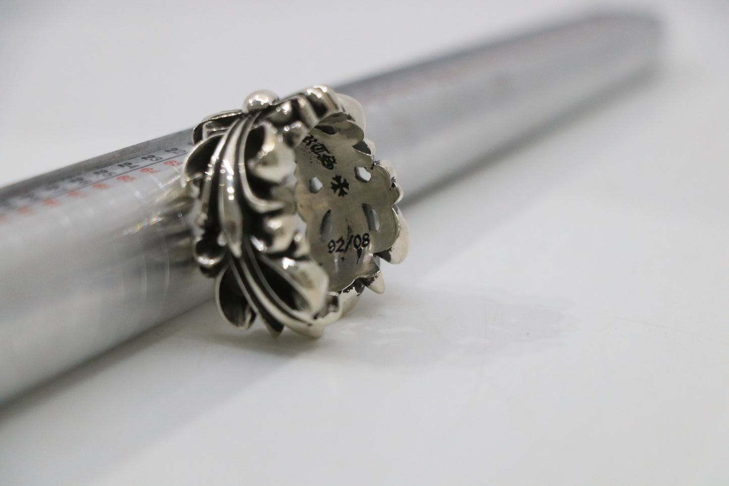 Chrome Hearts Double Floral Ring Size 10