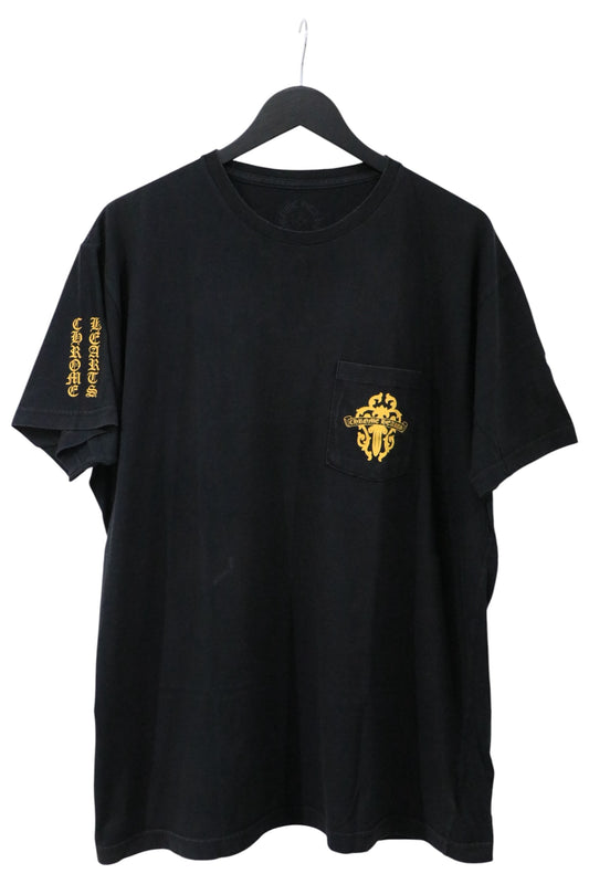 Chrome Hearts Dagger Pocket T-Shirt Black/Yellow Size XXL| AVNTGRDNY NYC