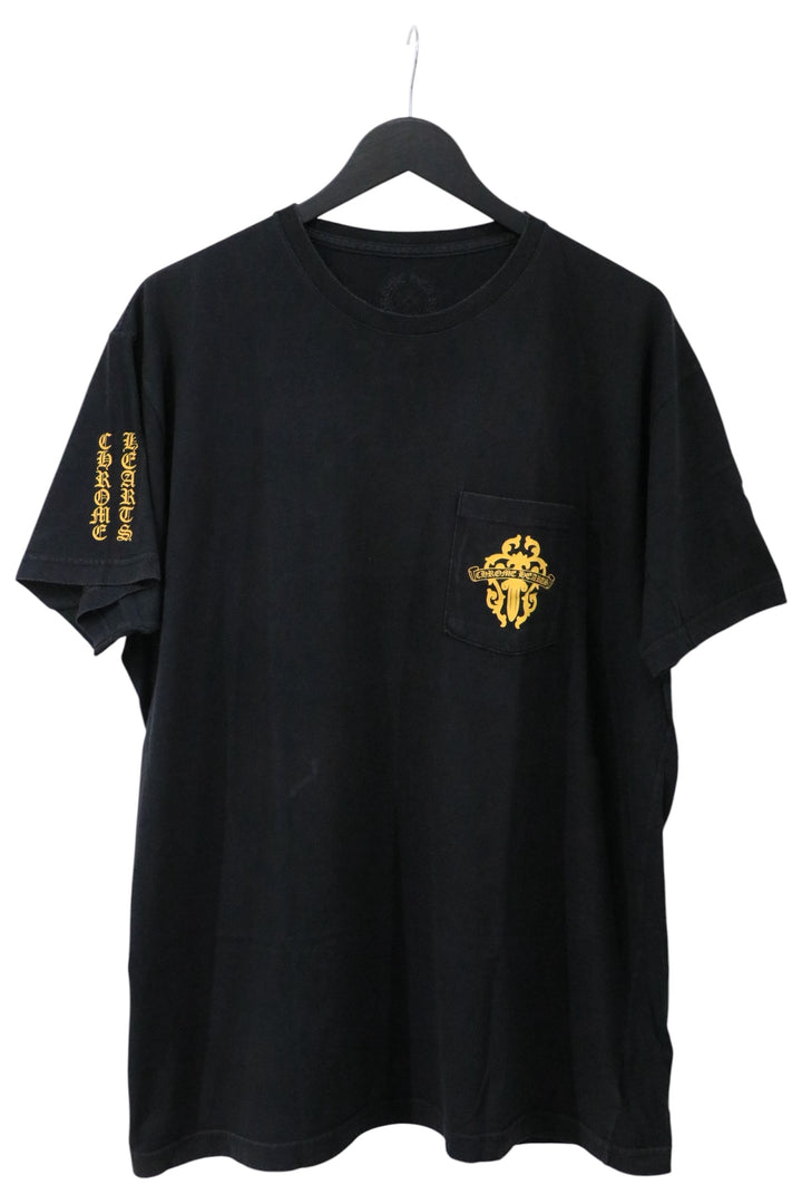 Chrome Hearts Dagger Pocket T-Shirt Black/Yellow Size XXL| AVNTGRDNY NYC