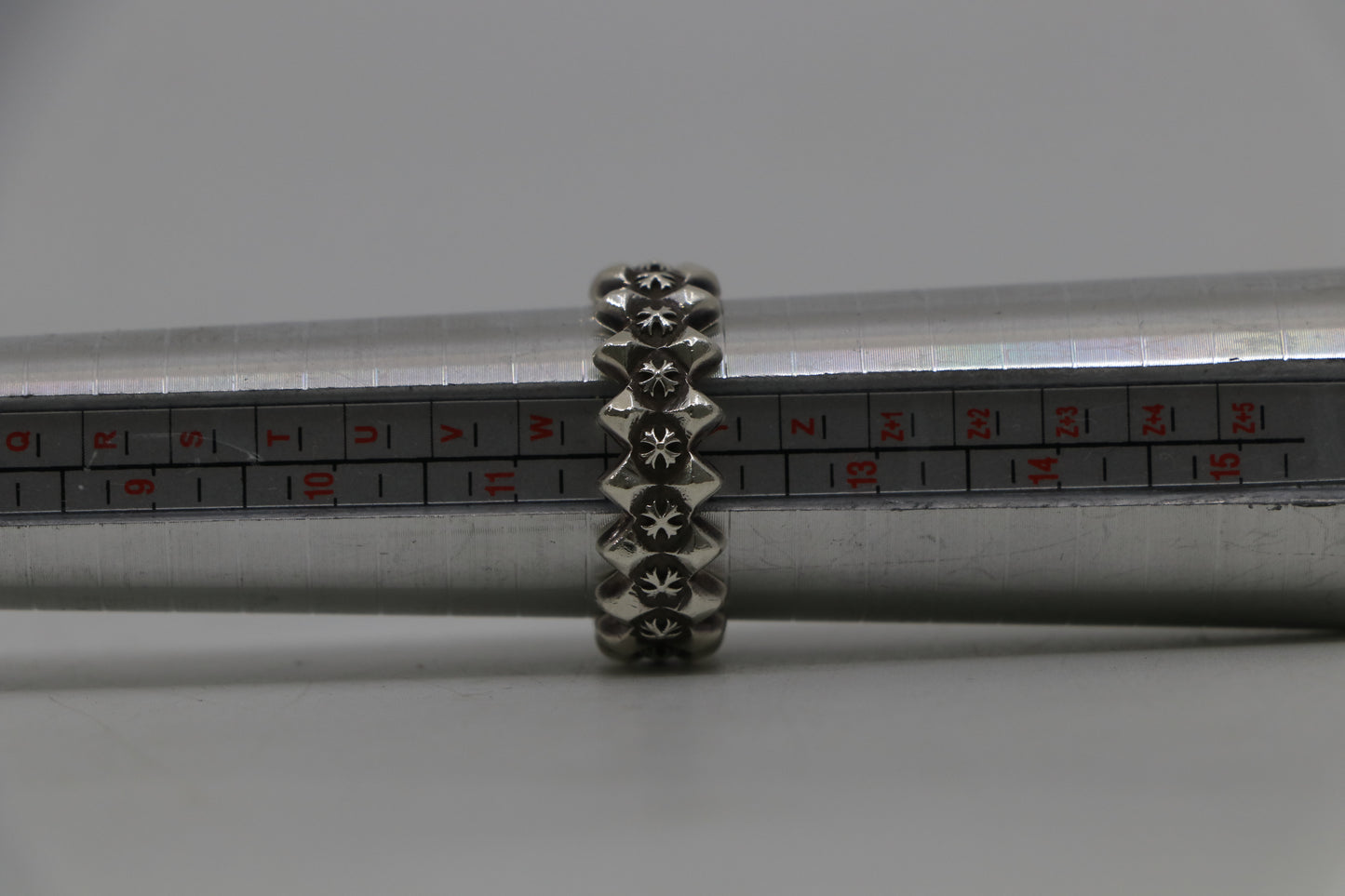 Chrome Hearts Double Pyramid Ring Size 12