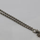 Chrome Hearts Small Cross Pendant on 24” Paper Chain Sterling Silver | AVNTGRDNY NYC