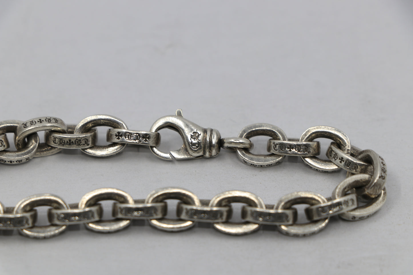 Chrome Hearts Large Paper Chain Lobster Clasp Bracelet 7 Inch | AVNTGRDNY NYC