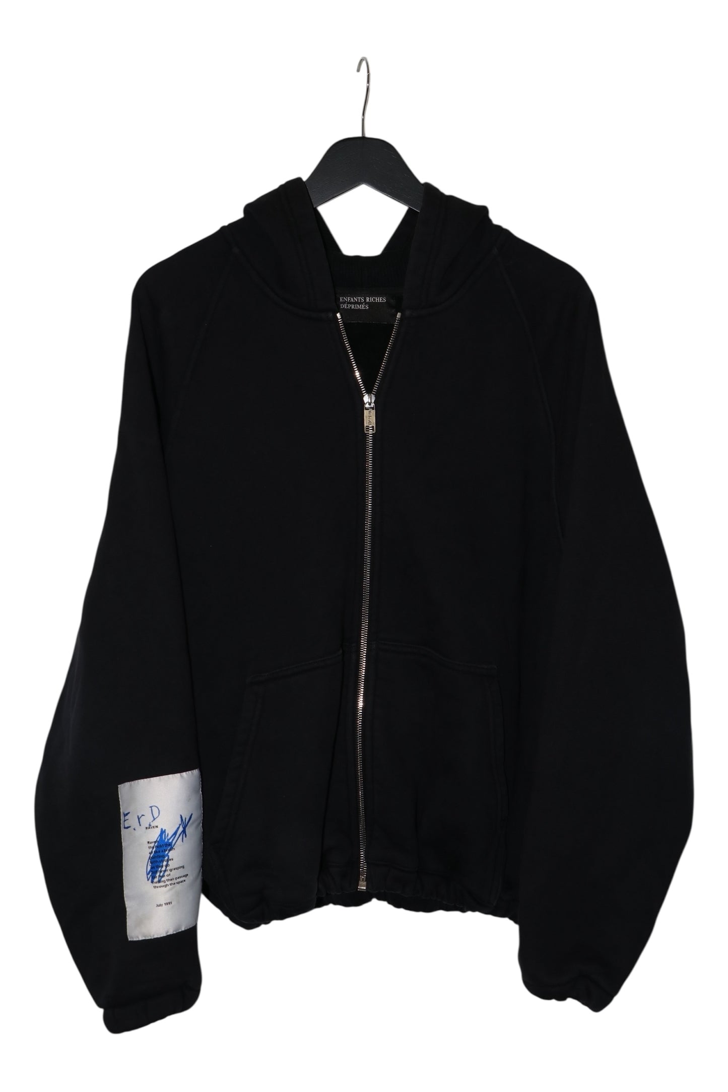 Enfants Riches Déprimés Raven Zip Up Hoodie Size M