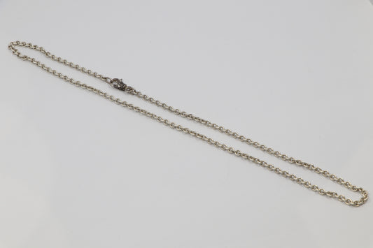 Chrome Hearts NE Chain Necklace 24” Sterling Silver | AVNTGRDNY NYC