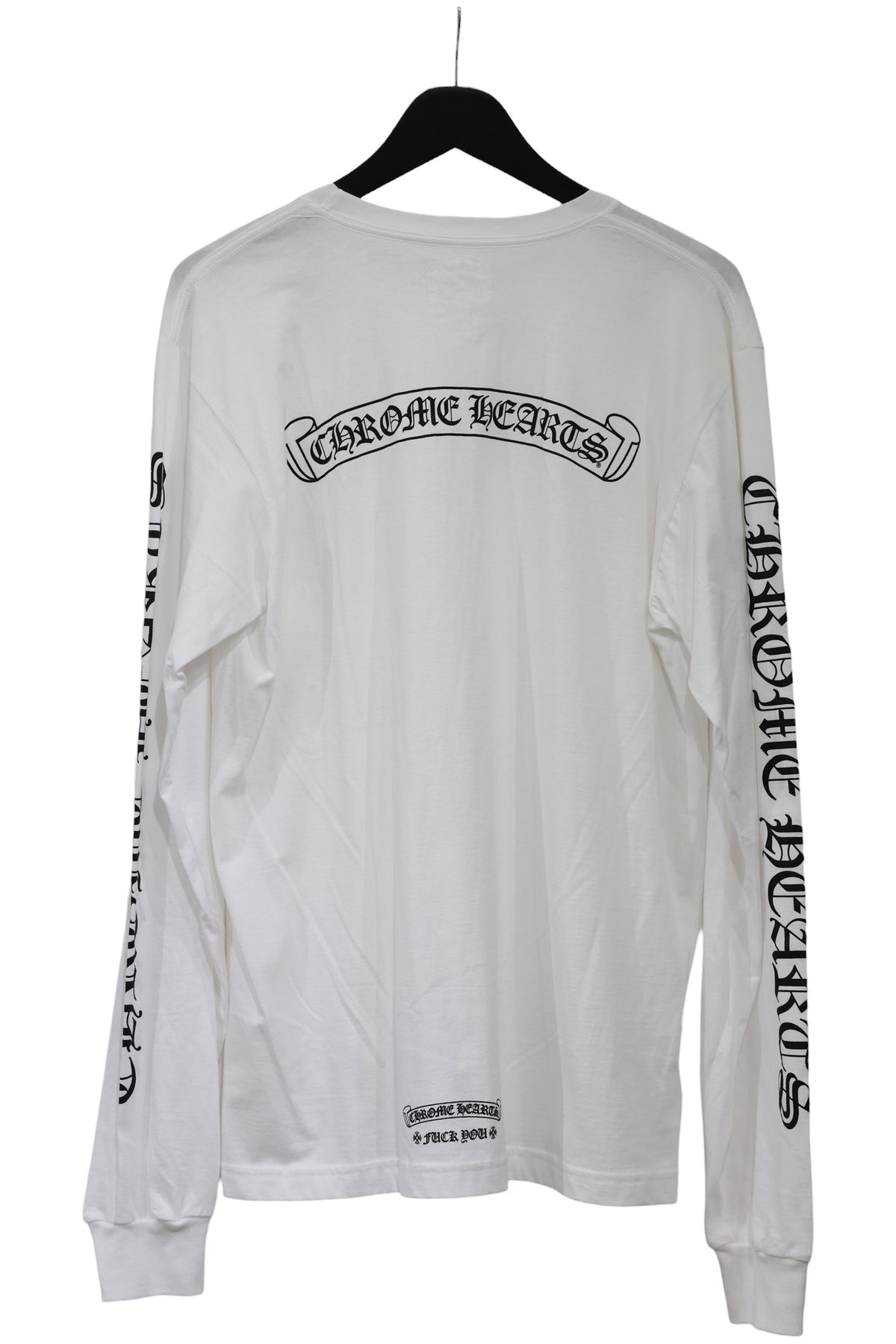 Chrome Hearts Fuck You Long Sleeve T-Shirt White Size L| AVNTGRDNY NYC