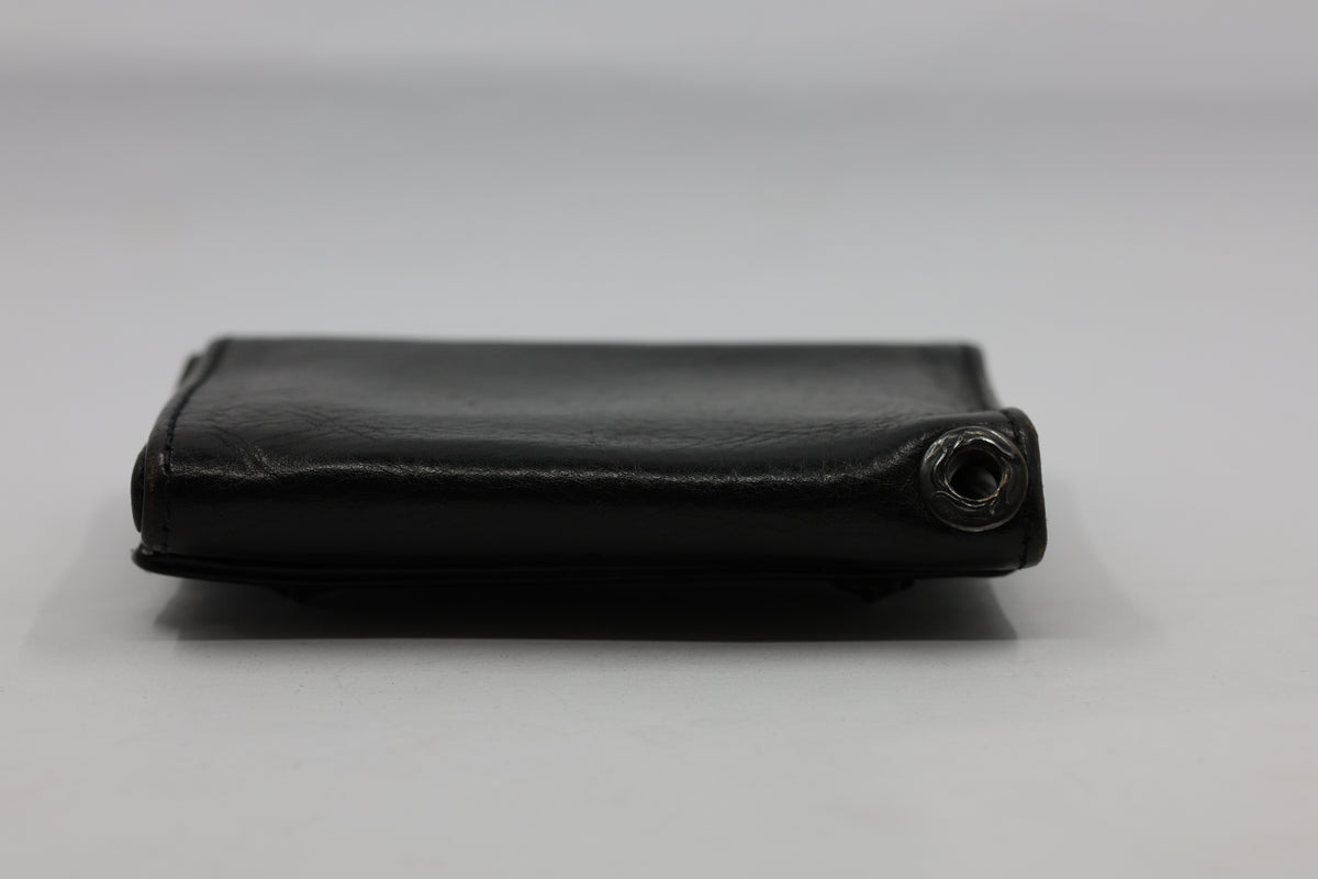 Chrome Hearts 3 Fold Cross Ball Leather Wallet| AVNTGRDNY NYC