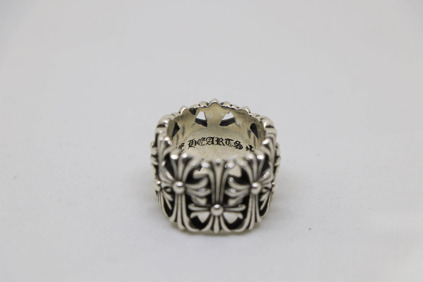 Chrome Hearts Round Cemetery Ring Size 8.5 Sterling Silver| AVNTGRDNY NYC