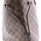 Louis Vuitton Neverfull MM Damier Ebene Rose Ballerine Bag